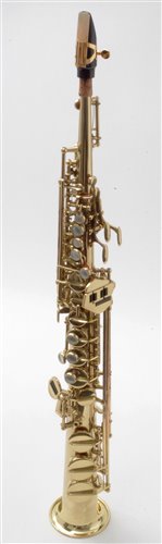 Lot 6 - Cased soprano saxophone