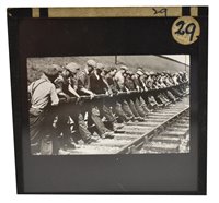 Lot 76 - A set of LNER photograph slides and slide papers, cased
