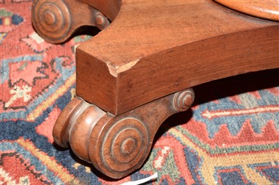 Lot 846 - A pair of early Victorian mahogany  tea tables.