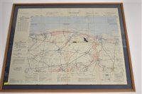 Lot 47 - D-Day Landing map and other effects