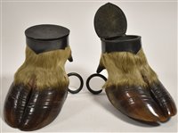 Lot 67 - Two Rowland Ward hooves