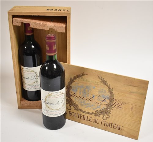 Lot 1103 - Two bottles of Chateau de L'Ille