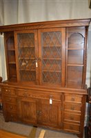 Lot 1145 - welsh dresser and lamp