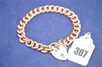 Lot 307 - Gold bracelet