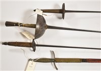 Lot 12 - Four swords