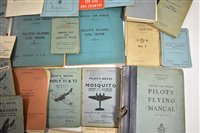 Lot 40 - Pilots Log books and other ephemera