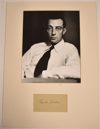 Lot 204 - Buster Keaton signature