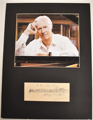 Lot 210 - George Martin signature