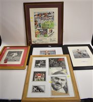 Lot 237 - Signed football items