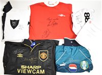 Lot 243 - Signed football shirts