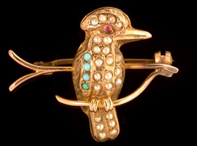 Lot 596 - Kookaburra Brooch