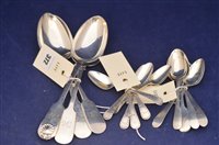 Lot 372 - Silver spoons