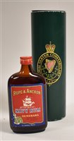 Lot 1101 - Half bottle Rope & Anchor Navy Rum; and a Royal Ulster Constabulary bottle box.