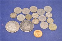 Lot 365 - George V half sovereign and others coins