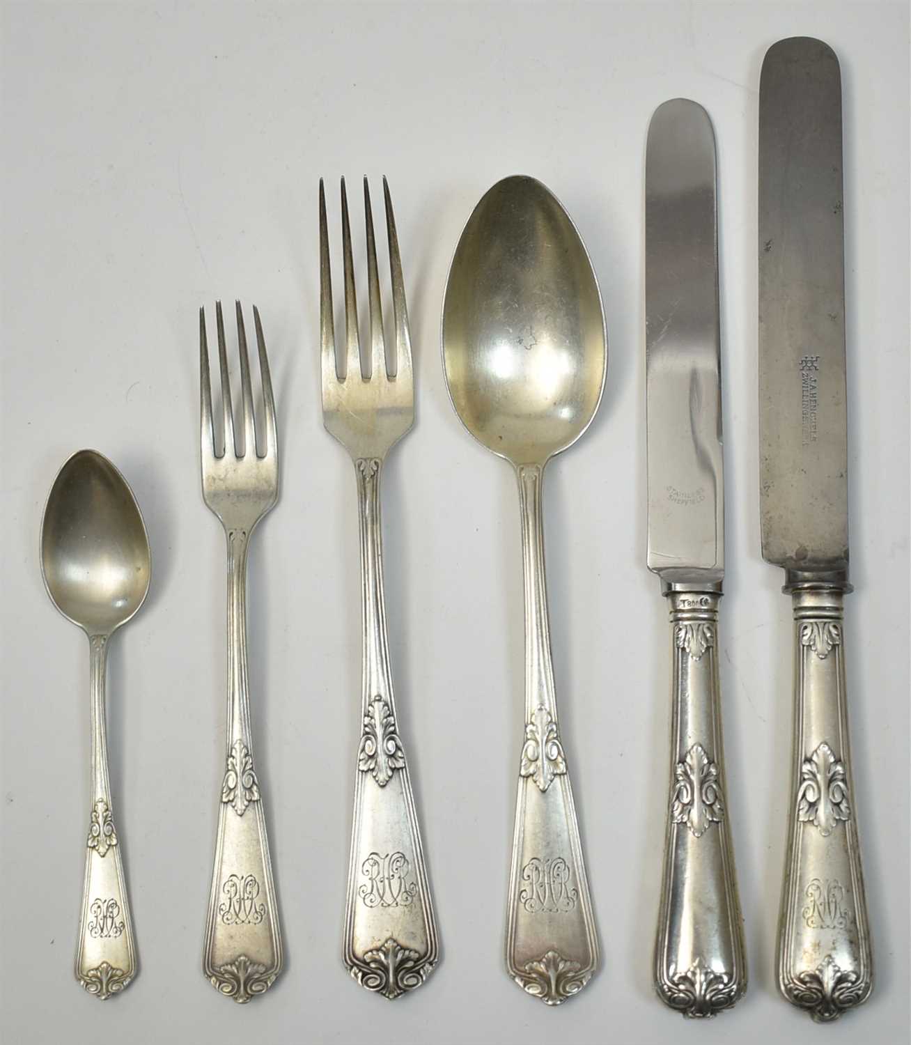 Lot 530 - Part suite of German cutlery