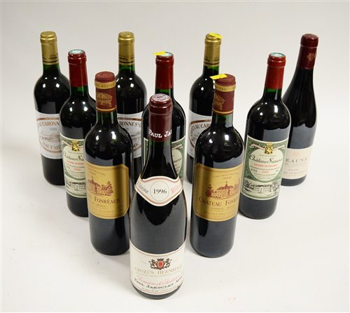 Lot 1094 - Ten bottles of red wine.