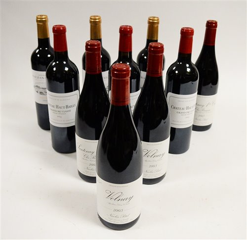 Lot 1096 - Ten bottles of red wine