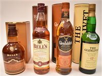 Lot 1034 - Four bottles of whisky