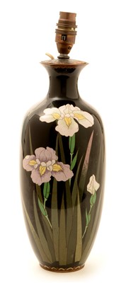 Lot 61 - A late 19th Century Japanese cloisonne shouldered ovoid vase.