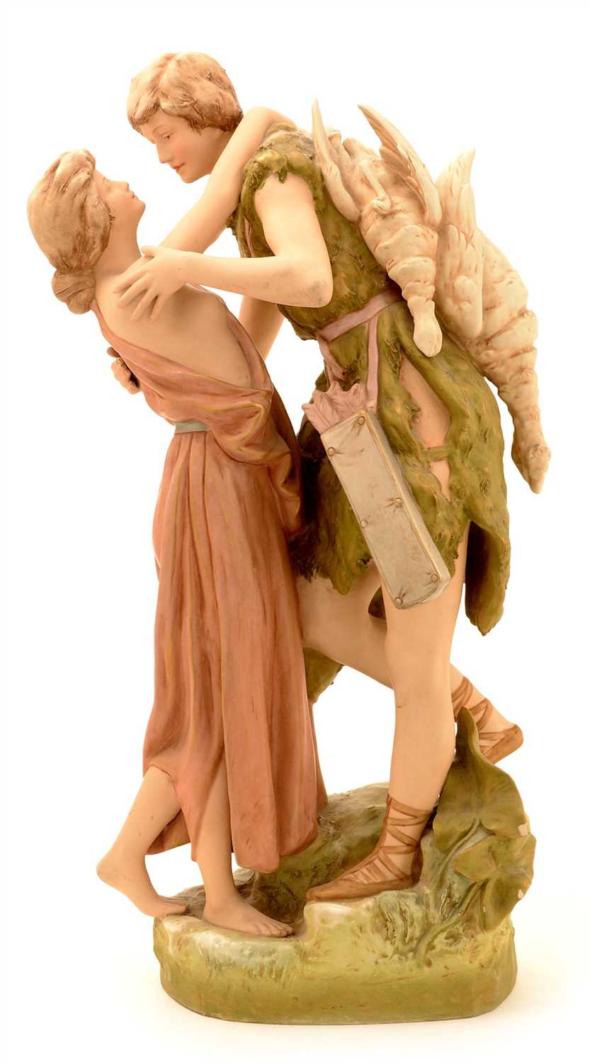Lot 151 - Early 20th Century Royal Dux porcelain figure.
