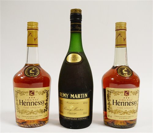 Lot 1064 - Three bottles of Cognac