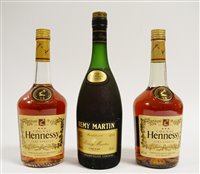 Lot 1064 - Three bottles of Cognac
