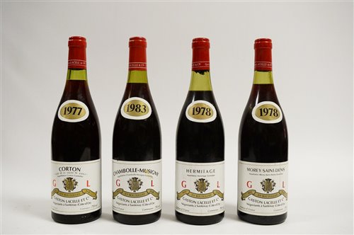 Lot 1068 - Four bottles of red wine.