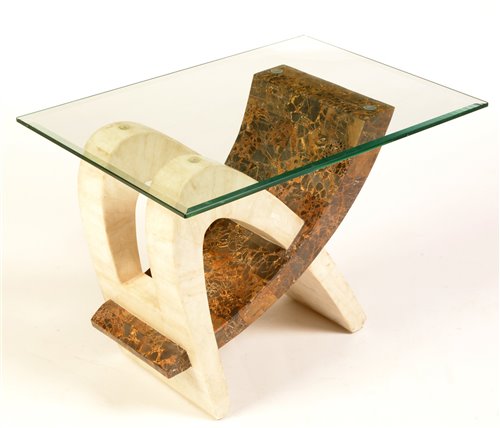 Lot 68 - A modern abstract design coffee table.