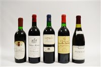 Lot 1072 - Five bottles of red wine