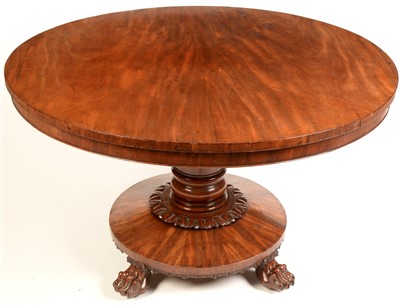 Lot 830 - An early Victorian mahogany breakfast table.