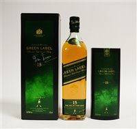 Lot 1047 - Johnnie Walker Green Label 15yr whisky