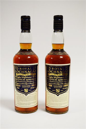 Lot 1046 - Two bottles of Royal Lochnagar whisky