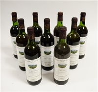 Lot 1086 - Nine bottles of red wine