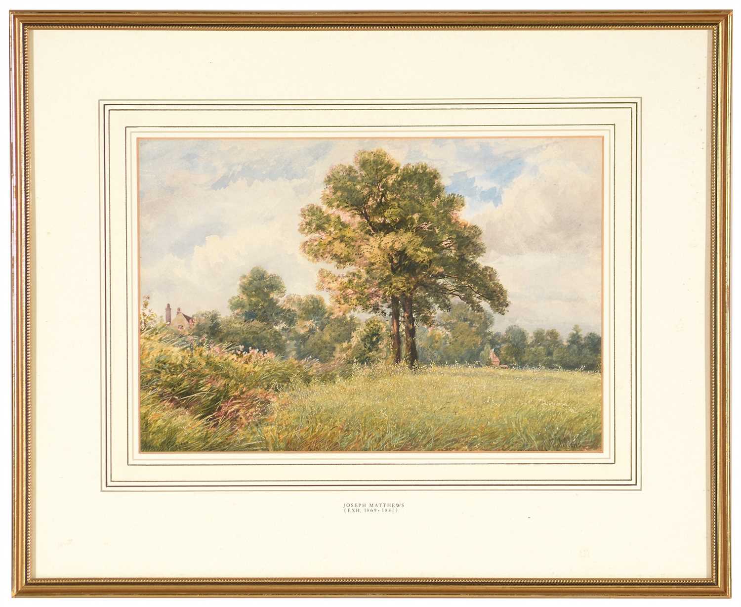 Lot 295 - Joseph Matthews - watercolour.