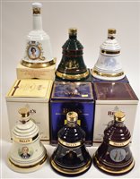 Lot 1109 - Six Bell's whisky decanters