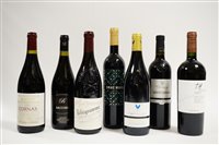 Lot 1129 - Seven mixed red wines