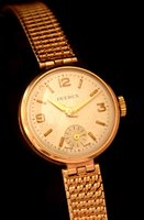 Lot 1163 - 9ct gold cocktail watch by Peerex