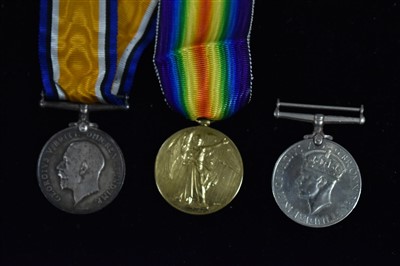 Lot 1658 - First and Second World War medals