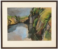 Lot 206 - Barrie Ormsby - watercolour.