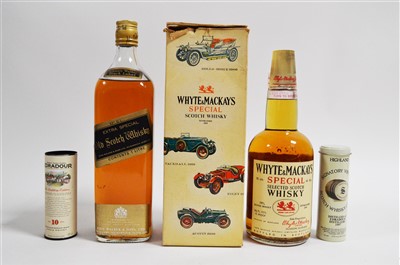 Lot 457 - Two bottles of whisky and two miniatures