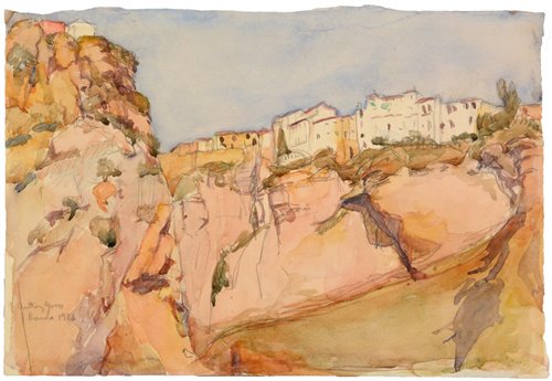 Lot 201 - Anthony Gross - watercolour.
