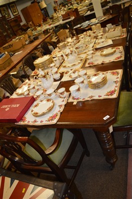 Lot 635 - Table and chairs