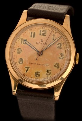 Lot 35 - A gentleman's 9ct Rolex watch