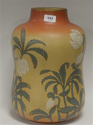 Lot 153 - A Mettlach stoneware vase.