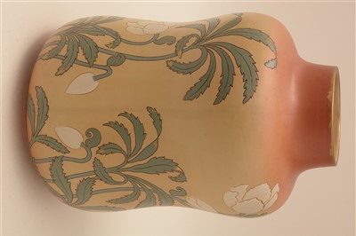 Lot 153 - A Mettlach stoneware vase.