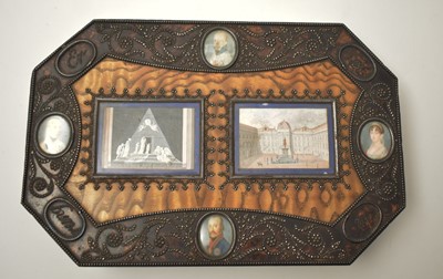 Lot 986 - An early 19th century memoriam box