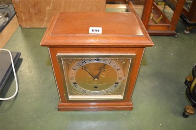Lot 644 - Elliot mantel clock