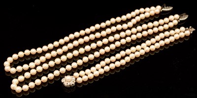 Lot 648 - Mikimoto pearls