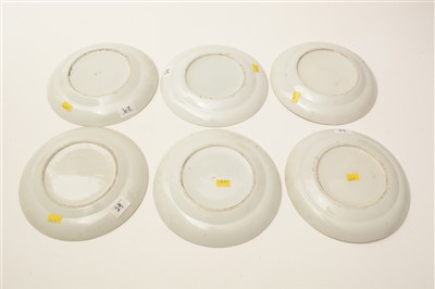 Lot 29 - A late 19th Century Cantonese Famille Rose dessert service.