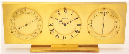 Lot 50 - Angelus combination clock